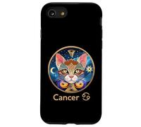 segno zodiacale, cancro, -, gatto, illustrazione Custodia per iPhone SE (2020) / 7 / 8