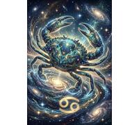 Segno zodiacale Cancro Puzzle 1000 Pezzi,Sfida Impossibile,Gioco Educativo,dai 14 Anni,Adulti E Ragazzi,Decorazione Casa,Idea Regalo,Cartone Di Qualità,Antistress 38x26cm