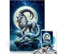 Segno zodiacale del Capricorno Puzzle da 1000 pezzi per adolescenti Riduzione dello stress interessante Regalo di compleanno, regali, arte murale 38x26cm