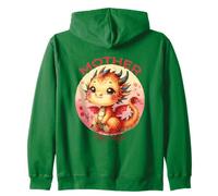 Segno zodiacale Happy Mothers Day Baby Dragon Felpa con Cappuccio