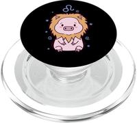 Segno zodiacale Leone come oroscopo Piggy PopSockets PopGrip per MagSafe
