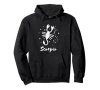 Segno Zodiacale Scorpione Felpa con Cappuccio