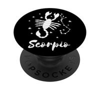 Segno zodiacale Scorpione PopSockets PopGrip Adesivo