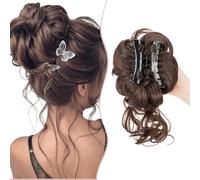 SEGO Chignon Capelli con Pinza Extensions Elastico Sintetica Ondulato Veri Coda di Cavallo Extension Parrucchino #6