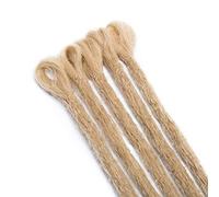 SEGO Dreads Extension Dreadlock Rasta [Biondo Cenere] 5 Pezzi Treccia Donna Dread Capelli Lunghi Sintetici Braiding Hair Fibre Uncinetto 50cm