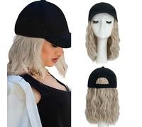 SEGO Extension per Capelli Corti Bobo Rossi Parrucche con Cappello da Baseball Fibra resistente al Calore 20 cm # 10P22T
