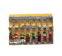 Segovia Aquedotto Spagna Calamita per frigorifero 3D souvenir da viaggio decorazione frigorifero adesivo magnetico collezione artigianale