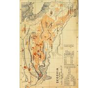 Segovia Spain Map Journal: Vintage Map Notebook