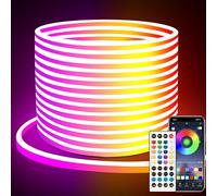 Segrass Striscia LED da 20 m, con telecomando, controllo app, IP65, impermeabile, flessibile, striscia LED RGB da 24 V, utilizzabile su camera da letto e decorazione esterna