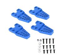 Segrehy Accessori di Regolazione sostituibili in Lega di Alluminio RC in Alluminio a Montaggio per 1/10 1/8 Simulazione di Auto da Arrampicata 4pc Set con Viti e pilastri (Blu)