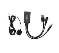 Segrehy Adattatore USB professionale per cavo Aux in Bluetooth 5 0 per auto con microfono di ricambio per Fit Materiale ABS di alta qualità Durevole e lungo tempo di servizio