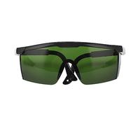 Segrehy Argon ad saltura occhiali saltura a prova UV resistente all'impatto di grado professionale con gambe elastiche per i siti di costruzione del taglio della saltura PC Nylon (Verde chiaro)