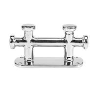 Segrehy Biscia di Barca in Acciaio inossibile a Doppia Croce Marina per Ciglia per ormeggio per ormeggio con Dock Yacht 316 Argento in Acciaio inossibile 14,5x6,1x8,5 cm