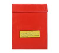 Segrehy Borsa di sicurezza per batteria Lipo ignifuga Sacco di ricarica ignifugo Custodia portatile per batterie al litio bromo idrogeno Ricarica di stoccaggio Rosso Argento Nero Piccola (l)