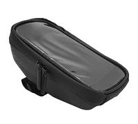Segrehy Borsa per fascio anteriore della bici Waterproof Eva Carbon Grain Gler Bike per cellulare Resistente al cellulare con pellicola touch trasparente TPU per accessori per ciclismo