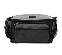 Segrehy Borsa per la pesca Affilatura della bobina bobina Scatola per la lacrima impermeabile Accessorio per esterni a tasca quadrata per pescatori in poliestere verde 1pc