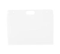 Segrehy Borsa per portfolio in plastica, impermeabile, leggera, durevole, di grande capacità, per opere d'arte, poster, disegni, fotografia, certificati, materiale PP, 59x45x3 cm