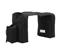 Segrehy Borsa serbatoio per moto Borsa portaoggetti per borsa laterale in tessuto Oxford resistente con portabicchieri per motoslitta ATV Dirt Bike