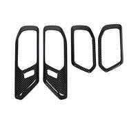 Segrehy Carbon Fiber Style Inner Door Handle Decoration Cover Trim Replacement For Bronco 2021 Up 4pcs Interior Door Handle Trims ABS Lightweight Scratch Protection