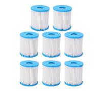 Segrehy Cartuccia Filtro Piscina Resusabile con Servizio Pesante 8 Pezzi Impostare Una Forte capacità di filtrazione per Il Materiale Poliestere della Pompa Spa della Piscina 3,1 Pollici