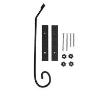 Segrehy Deck Hook Rail Sturdy Iron Hanging Plant Hanger Bird Feeder Hook for Deck Railing Lanterns Flower Baskets Wind Chimes 28 Inch Heavy Duty Rustproof