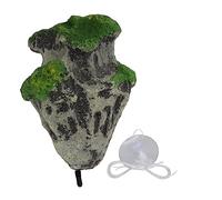 Segrehy Fish Tank Floating Moss Rocks Resin Simulation Multifunctional Aquarium Decoration Safe Sturdy Durable Lightweight Floating Stone for Aquatic Plants Landscaping Synthetic Resin