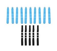 Segrehy Flag di bandiera regolabile Set da 5 PP PP Cinture di calcio bandiera regolabile per giovani e adulti Attrezzature di allenamento di alta qualità per gli sport all'aperto e le (Blu)