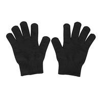 Segrehy Guanti resistenti a taglio filo in acciaio inossibile in acciaio resistente di protezione anti -taglio guanti per la trasformazione degli alimenti industriali neri 24 x 10 cm 1
