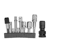Segrehy Kit attatore socket shex stinco quadrata di collegamento set di asta di asta 11 pc strumenti in acciaio vanadio per cacciavite elettrico dell'aria