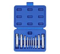 Segrehy Kit di 10 estrattori di maschi in acciaio rapido per la rimozione di viti con testa rotta con scatola di immagazzinaggio