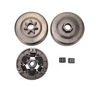 Segrehy Kit di Gruppo Frizione Kit ad Alte Prestazioni Sostituzione Durevole per 365 371 372 372xp 362 Materiale in Lega di Alluminio Chainsaw Include Cuscinetti del Tamburo Frizione