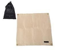 Segrehy Matro per Fossa di Fuoco Resistenza ad Alta Temperatura Pad Fire Aound Pading Durevole Portatile Picnic Picnic Materiale in Fibra di Vetro di Vetro S M L Dimensioni con Sacchetto (M)