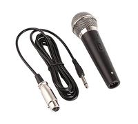 Segrehy Microfono Karaoke, Microfono dinamico per voce cablato per altoparlante, Microfono professionale portatile per voce chiara con modello super cardioide ad alta fedeltà per