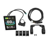 Segrehy Misuratore di visualizzazione LCD in Bici elettrica 24V 36V 48V E Visualizzazione del Kit di conversione della Bici Display Visualizzazione dei parametri per Il Controller KT con