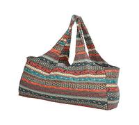 Segrehy Pacchetto di yoga in stile etnico di oversize traspirato Bag bouto bagagli BASSE DI VERA per gli appassionati di yoga Materiale di tela 511G 511G