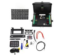 Segrehy Pannello interruttori a 12 gruppi RGB resistente all'acqua IP65 Scatola di controllo del circuito universale 12 V a 24 V per veicoli marini ATV SUV per camion