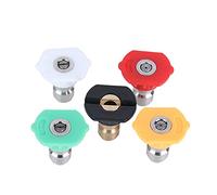 Segrehy Peste 'ugpirri di Rona di Pressione Accessori per ugello Spray ad Alta Pressione Inossidabile Accessori rapidi per la Pulizia di Auto da Giardini 5pcs 5pcs