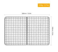 Segrehy Piastra per griglia in Titanio Ultraleggero rastrelliere Barbecue BBQ Mesh Cottura arrostire la Piastra refera da refrigerazione per Zaino in Campeggio all'aperto in Campeggio
