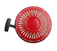 Segrehy Pull Start Starter Pieno di Sostituzione del Metallo Pesante per Hon GX240 GX270 8HP 9 CV Generatore di Benzina Red And Black 19,5 cm di Diametro