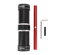Segrehy RC Auto ruota della ruota esagonale in lega di alluminio 4,0 mm 5,5 mm 24 mm 25 mm Chiavele ruota attatore esagonale RC per ARRMA 1/5 RC auto (Rosso)