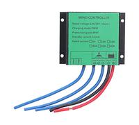 Segrehy Regolatore di carica PWM per generatori a bassa tensione, 12 V, 24 V, rilevamento automatico con indicatori LED per turbine eoliche solari indipendenti dalla rete (40 a)