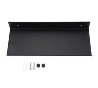 Segrehy Scaffale per bagno nero a strato singolo Spazio in alluminio opaco Scaffale robusto scaffale multifunzione per riporre la del bagno Stile europeo moderno Materiale durevole in (40 cm)