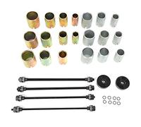 Segrehy Set di strumenti di rimozione dell'asse posteriore in acciaio al carbone universale set 27 pc kit a manicotto stanrd industriale ad alta precisione per riparazione e manutenzione