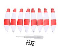 Segrehy Sostituzione delle eliche per droni per mini 3 Pro 6030F a doppia faccia di volo silenzioso pale drone leggero in plastica durevole 8 con viti e cacciavite (Rosso)