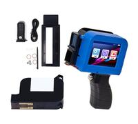 Segrehy Stampante portatile portatile LED portatile touch screen Mini Macchina di codifica a getto d'inchiostro con manico per la stampa del codice a barre su tessuto in pelle in plastica