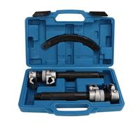 Segrehy Strumento compressore a molla a bobina pesante con calamolo protettivo regolabile Compressore a molla a spinta ad alta resistenza set per camion e veicoli di grandi dimensioni in