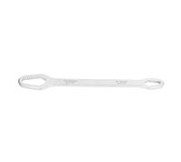 Segrehy Teli a doppia estremità Strumentazione autoportativa 8 mm a 22 mm Chiave in acciaio vanadio a doppia testa per la riparazione dell'auto e manutenzione della casa (Argento)