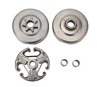 Segrehy Terreno a pignone del cerchione del Bordo Professionista Caragola del Kit di Montaggio della Frizione per 365 371 372 372XP 362 Edilizia Resistente in Lega di Alluminio