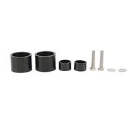 Segrehy Un kit di riparazione della maniglia con cuscinetto pilastro Premium Sostituzione in alluminio nero rafforza i punti di montaggio previene la rottura per 1500 2500 3500 2002 2009