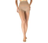 SEGRETA 00019 (Noisette, L) Collant Compressione Graduata, Calze Donna con Maglia a Rete, 11-14 mmHg